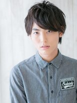 モッズヘアメン 札幌月寒店(mod's hair men)&nbsp;ダークアッシュ伸ばしかけ七三分けショートo札幌月寒