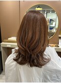 アイロン仕上げのミディアムヘア♪《a-o 横浜 花咲町》