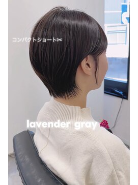 ガーランドウメダ(Garland umeda) コンパクトショート_ラベンダーグレー_ 担当 垣内 9957