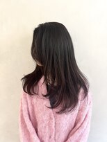 小森谷,黒髪,ボブルフ,ネビージュ,小顔,ワンレンj82