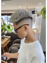 ヘアークリエイト マァーノ(Hair create mano) フェードジェット×ハイトーン