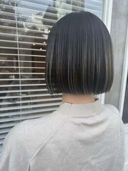 マグネ(magne)の写真/女性らしく品のあるハイライトが人気♪カラーをしながらケアも叶える施術でツヤ感たっぷりの仕上がりに◎