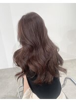 アディション 新宿(ADITION)&nbsp;大人かわいいミルクティーカラーハイライトレイヤーカット[新宿]