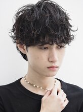 ゼンコー アオヤマ(ZENKO Aoyama) シャドウパーマツイストスパイラル刈り上げマッシュフェザー