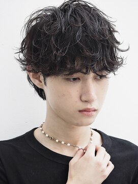 ゼンコー アオヤマ(ZENKO Aoyama) シャドウパーマツイストスパイラル刈り上げマッシュフェザー