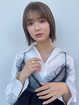 ロンド ボーイ 表参道(Lond BOY) ミニウルフレイヤーカット顔周りカット前髪カット韓国ボブ/原宿