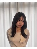 ふんわりゆる巻ヘア