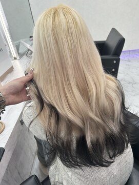 ミニョン(mignon) 韓国/ダブルカラー/ブリーチ/ピンク/学割U24/新越谷/南越谷/草加