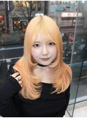 レイヤー×トレンドペールオレンジ