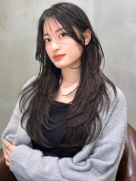 ロンド ジュルード 名古屋(Lond jeloud) 大人美人小顔レイヤー 前髪カット レイヤー シースルーバング