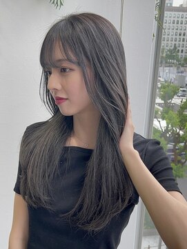 ビューシンサイバシ(VIEW SHINSAIBASHI) レイヤーカット髪質改善前髪顔周りミディアム20代30代