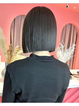 ロンドヴァリー 渋谷店(Lond vallee) ☆ハッシュボブ× 韓国風×ココアブラウン× 髪質改善縮毛矯正