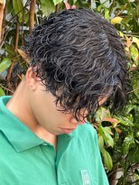 エルマーク 高槻(L-MARK)&nbsp;センターパート/波巻きパーマ/スパイラルパーマ/men's