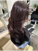 ハッシュカット韓国レイヤーカット白髪ぼかしハイライト30代
