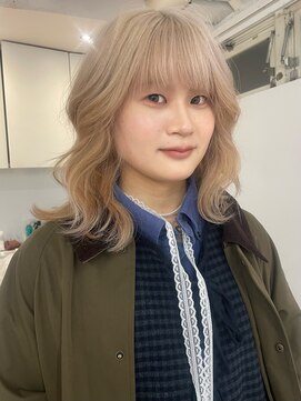 ミーム 原宿 表参道(meme) ダブルカラー/ハイトーンカラー/ケアブリーチ/インナーカラー