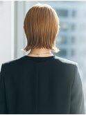 切りっぱなしボブ20代30代◎前髪あり外ハネ濡れ髪ヘア赤羽