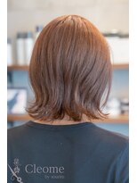 クレオメバイスーリール(Cleome by sourire)&nbsp;レイヤーカット似合わせカットミディアムダークアッシュ艶髪暗髪