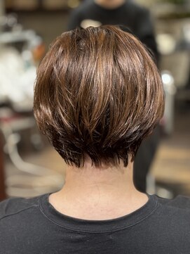 ウニヘアー(uni hair) ショートパーマ×髪質改善カラー