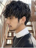 波巻きパーマ/スパイラルパーマ/スペインカール