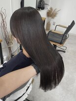 ウル 岡山駅店(ULu.)&nbsp;岡山美容室くすみベージュブリーチなし透明感カラー