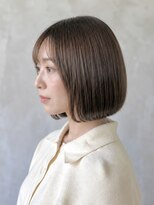 ジールサロン つくば本店 切りっぱなし ミディアムボブ