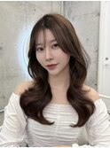 上品可愛い◇韓国くびれヘア/透明感たっぷりグレージュ