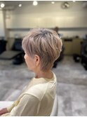ショートカットウルフカットレイヤーカットショートボブ
