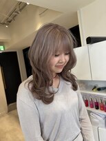 ブレスシイ 大阪梅田(brace SII)&nbsp;ブリーチダブルカラー　ミルクティーグレージュ