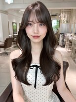 フォルテ 表参道店(FORTE) ミルクブラウン/くびれミディ/ミディアムボブ/シースルー/韓国