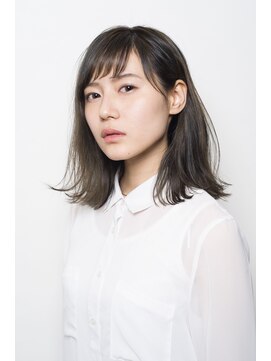 プライベートサロン キッテ(private salon kitte.) ダークトーングレージュな鎖骨ボブ