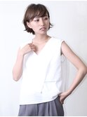 小顔ヘアショート