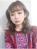 ゆるウエーブ_アッシュブラウンネオウルフ外ハネボブ_7129