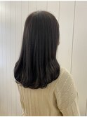 インスタ人気♪透明感◎ラベンダーカラー×ワンカールセミディ