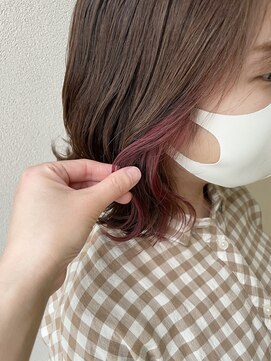 オウルヘアー(Owl hair) イヤリングカラー/チェリーピンク