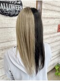 ツートーンカラー!センターパート