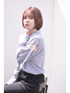 ドルセプラタ(Dulce plata) 【Dulce】#ショートボブ×#ベージュピンク☆大人可愛い20代30代