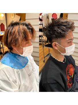 アヴァンス 天王寺店(AVANCE.) MEN'S HAIR 天王寺×イメチェン×アップバング