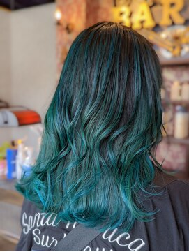 アトリエ バロッコ(atelier Barocco) 館長の絶品グリーンバレイヤージュ