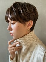 【PARK】オリーブベージュ×グランジショート
