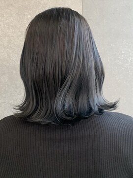 ロンド 表参道店(Lond) Lond表参道【伊杏】透明感 ネイビーグレー エヌドットカラー