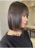 酸熱トリートメント×ボブ