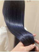 ブルーブラックグラデーション