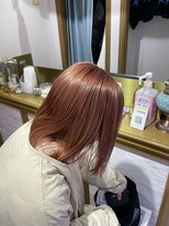 ロンドアベニール 北千住(Lond avenir)&nbsp;ブリーチあり　ピンクベージュ　西田大樹