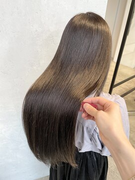 サロウィン 池袋(SALOWIN) 髪質改善 × ブリーチなしグレージュ #011