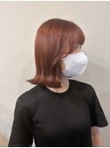 赤み系オレンジ × ブラントミディ