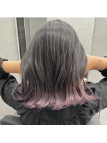 ジエクト ヴィシア(The Ect VIXIA)&nbsp;裾カラー/ピンクパール/ラベンダーピンク/毛先だけカラー