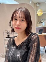 ルル 表参道(lulu.)&nbsp;【高橋弥生】くびれボブ　シースルーバング　パーマ