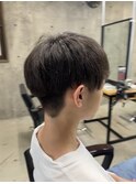ハイトーンカラー/マッシュパーマ/アースカラー/men's/