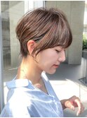 大人可愛いくびれショートヘア/20代30代40代