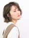 ロベック モトヤマ(Lobec MOTOYAMA)の写真/抜け感×ナチュラルな女性らしさを演出するカット技術が好評◎ひし形へアで動きを加えて、若々しい印象に♪